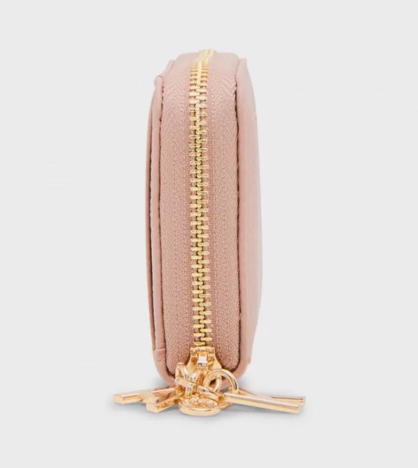 Anne Klein  Anne Klein Textured Zip-around Mini Wallet for Women | Best Price UAE